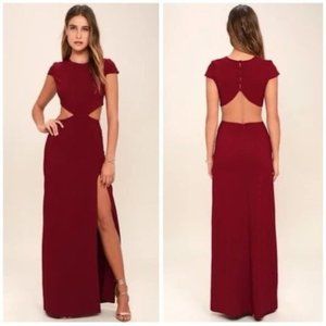 Lulus Red Maxi Dress Sexy Wedding